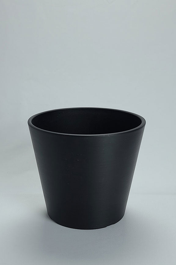 12in Eco-Tech Basic Round Pot - Black