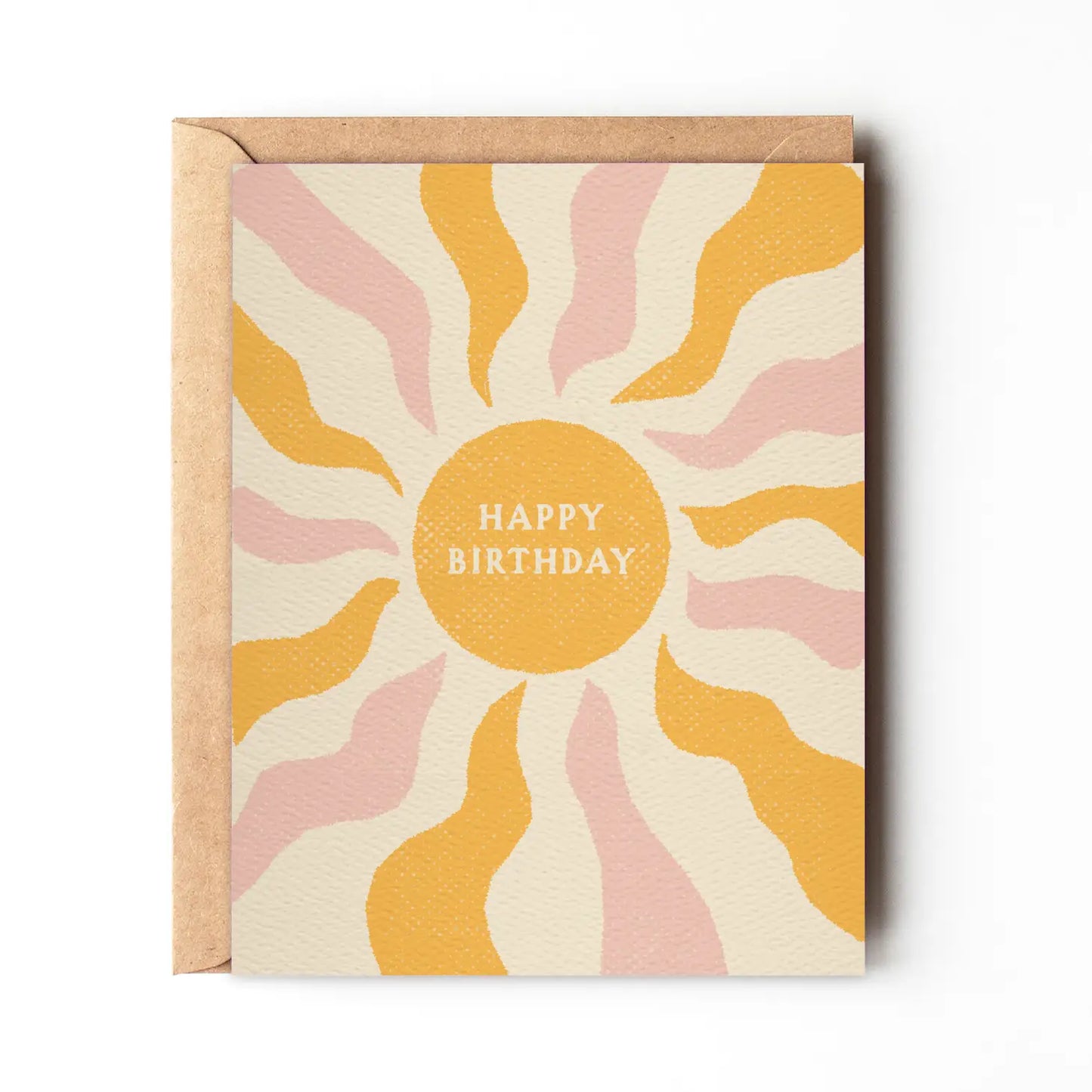 Happy Birthday - Boho Sun Birthday Card