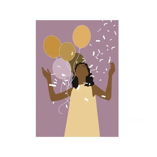 Balloon - Celebration Greeting Card