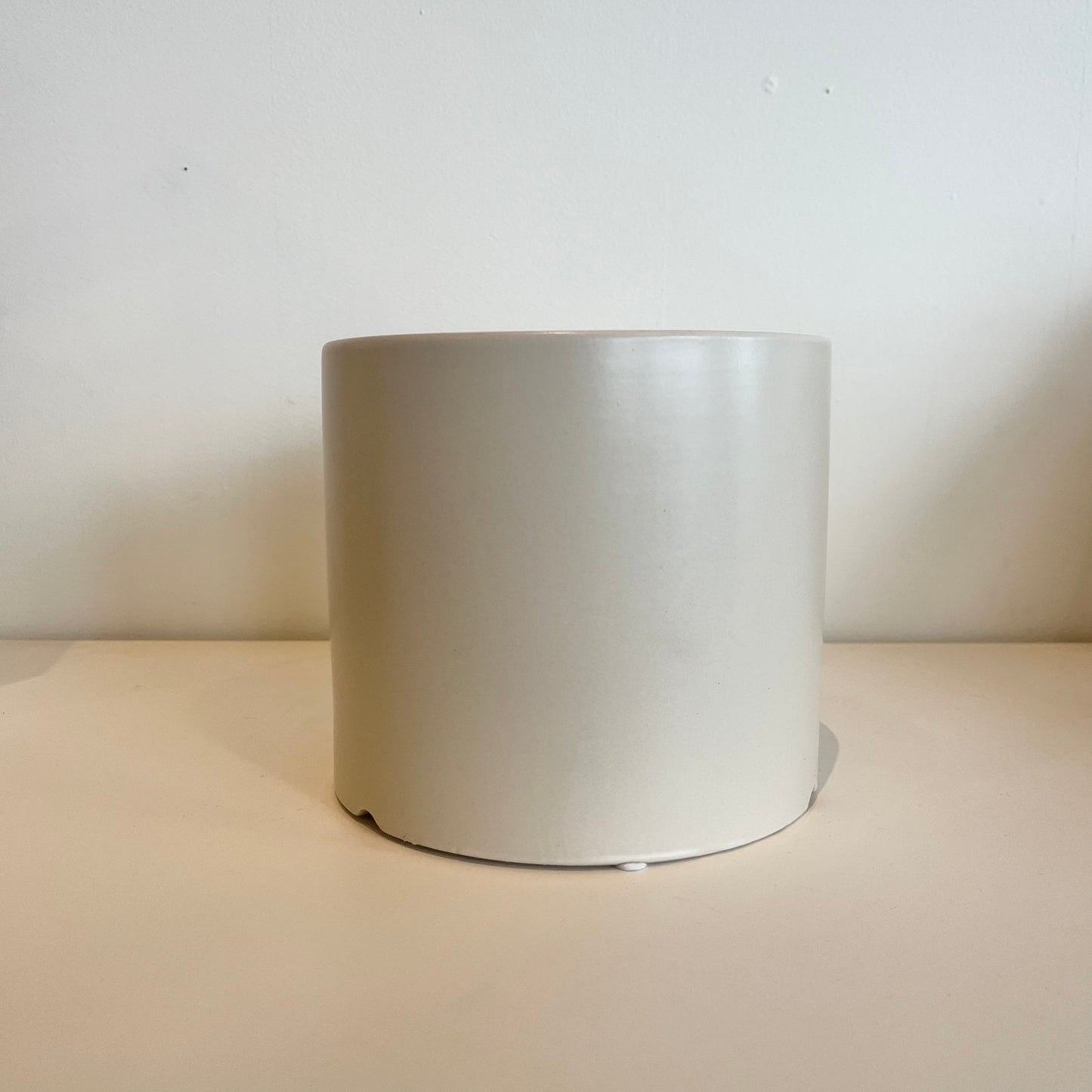 5in Essential Cylinder Pot - Cream
