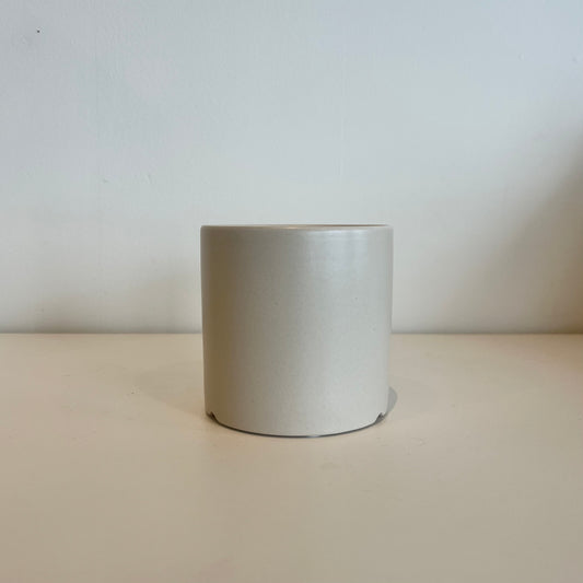 4in Essential Cylinder Pot - Cream