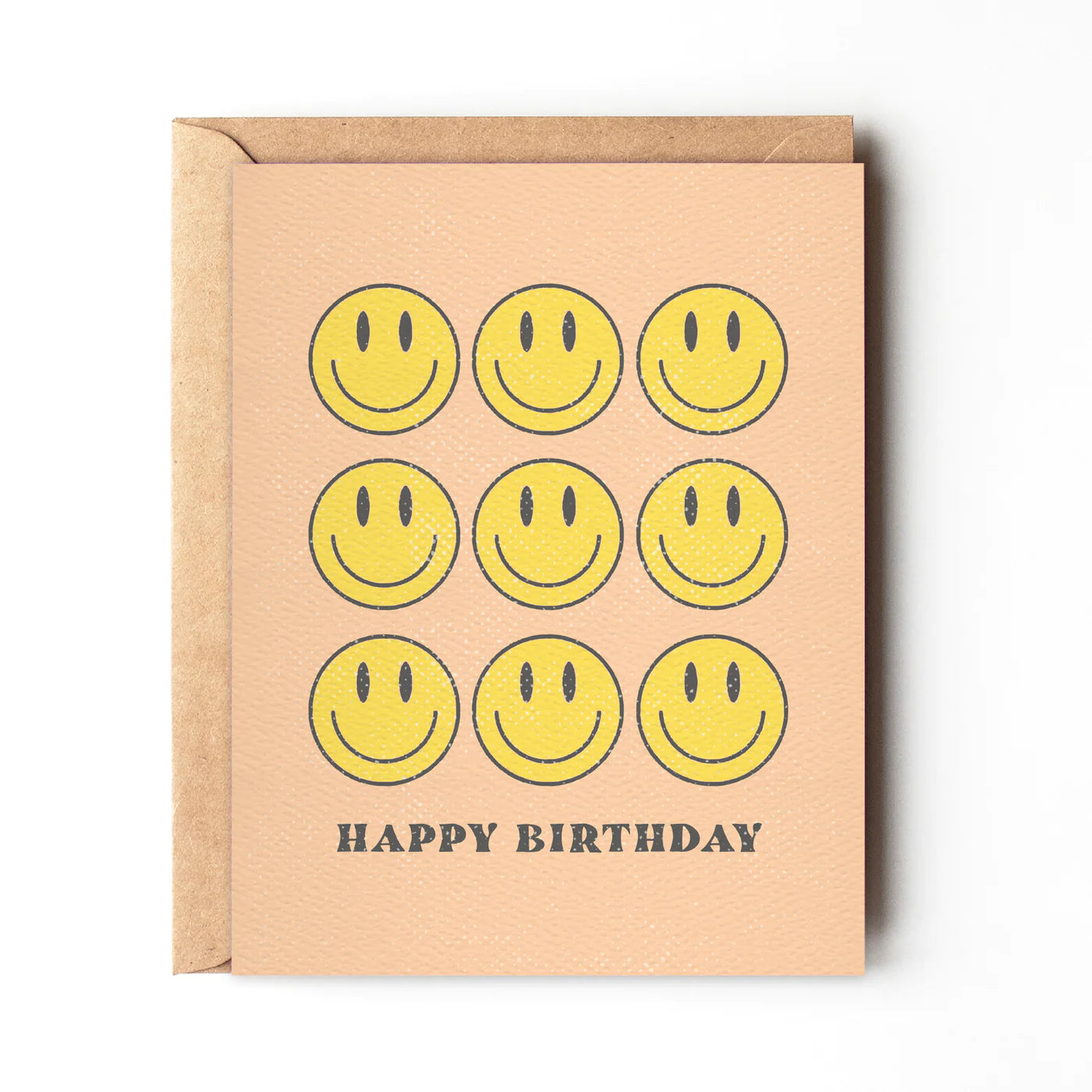 Happy Birthday - Smiley Birthday Card